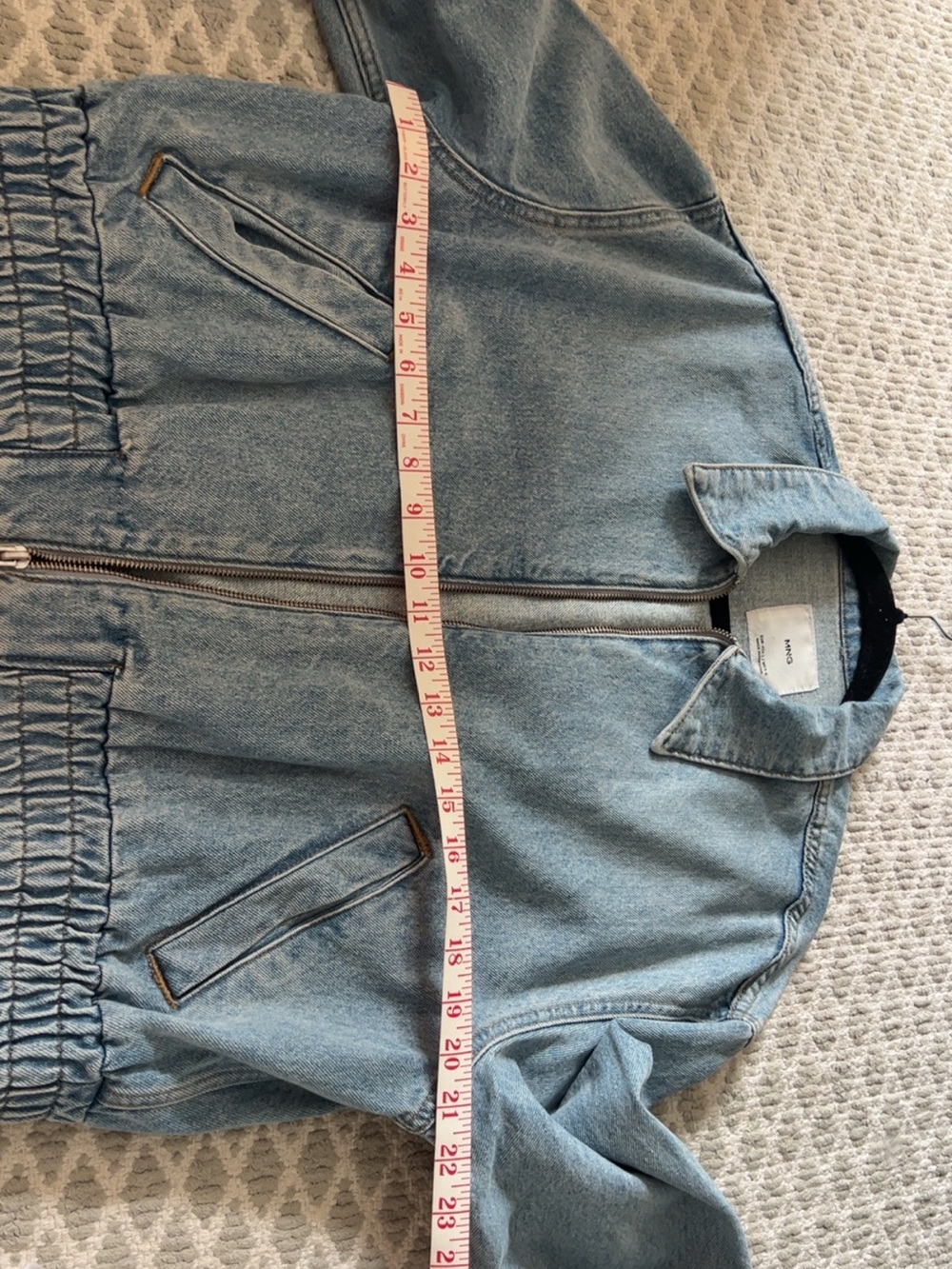 Mango Classic Blue Jean Jacket - Picture 3 of 3